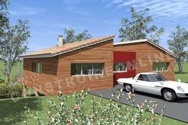 Plan De Maison Contemporaine Bois Pilotis Podihome Vue Arriere Plan Maison Bois Plan Maison Contemporaine Maison