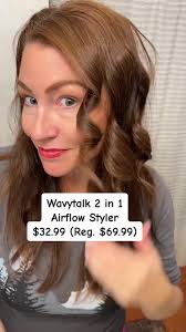 ✨ Smooth, curl, and style with ONE tool! ✨ The Wavytalk Whirlwind Curl...