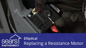 How To Replace An Elliptical Resistance Motor Youtube