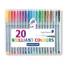 staedtler triplus fineliner pen pack of 20