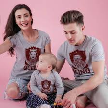 What makes a good mommy and me outfit? Mom Dad And Baby Bodysuit And Tees