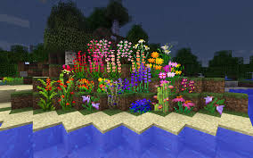 This flower garden looks like the ordinary garden with its pathways surrounded by green hedges and then flower beds. Cute Minecraft Flower Garden Ideas Novocom Top