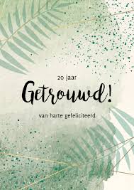 Getrouwd Van Harte Gefeliciteerd Watercolors Kaartje2go
