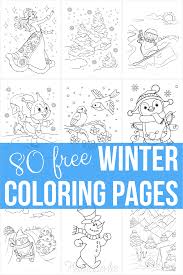 Print our free thanksgiving coloring pages to keep kids of all ages entertained this novem. 80 Best Winter Coloring Pages Free Printable Downloads