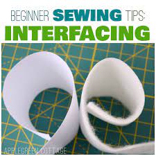 Lay the interfacing on top of the fabric, fusible side down. What Is Interfacing In Sewing Tips For Beginners Applegreen Cottage