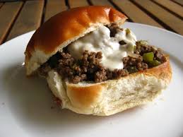 A cheesesteak (also known as a philadelphia cheesesteak, philly cheesesteak, cheesesteak sandwich, cheese steak, or steak and cheese) is a sandwich made from thinly sliced pieces of beefsteak and melted cheese in a long hoagie roll. A Taste Of Home Cooking Philly Cheesesteak Sloppy Joes