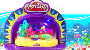 Play Doh Yap Sergile Isikli Oyun Hamuru Seti Akvaryum Oyuncak Tanitimi Play Doh Oyun Hamuru Oyun