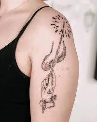 Harry potter's stag this thigh tattoo beautifully unites some of the most meaningful symbols associated with harry. 47 Cool And Magical Harry Potter Inspired Tattoos Page 4 Of 5 Stayglam