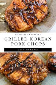Low Carb Grilled Korean Pork Chops Recipe Korean Pork Chops Pork Chop Recipes Korean Pork