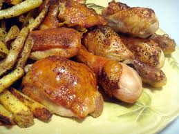 Baked Chicken Thighs Leg Quarters Recipe Food Com Recipe Baked Chicken Thighs Crispy Baked Chicken Legs Baked Chicken