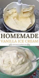Old Fashioned Homemade Vanilla Ice Cream Recipe Ice Cream Maker Recipes Vanilla Ice Cream Recipe Homemade Vanilla Ice Cream Recipe