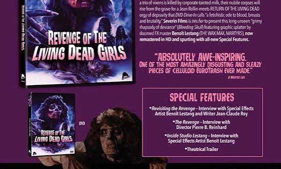 CAV and Severin Films' July 2020 Release of REVENGE OF THE LIVING DEAD GIRLS  – Uncut and remastered in HD! | HNN