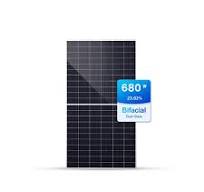 Husaun 680W N-Type TOPCon Bifacial Dual-Glass Solar Panel
