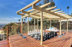 The pergola in deck area gives gorgeous looks to the outdoor of your home. Decks And Patio With Pergolas Diy
