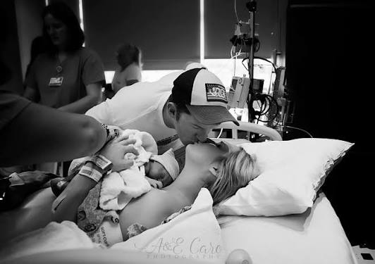Taylor Kinney welcomes first child