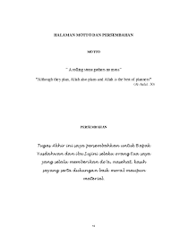 Motto sendiri berarti prinsip hidup. 6 Han Motto Dan Persembahan