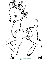 This free printable coloring template featuring reindeer is perfect for the christmas season and provides your children with an activity filling many happy hours while waiting for christmas eve. Reindeer Coloring Pages