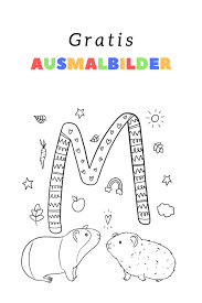 Ausmalbild M Wie Verliebte Meerschweinchen Von Alexa Malt Freubundel Ausmalen Ausmalbild Ausmalbilder