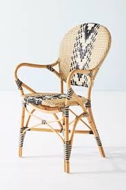 Capri Striped Indoor Outdoor Bistro Chair Bistro Chairs Outdoor Furnishings Bistro Chairs Outdoor