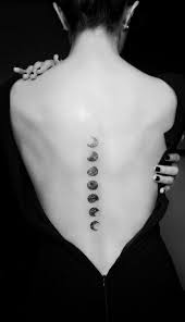 These changes remind us of the infinite cycle of regeneration. Moon Tattoo On Back Tattoo Ideen Tattoo Rucken Schone Tatowierungen