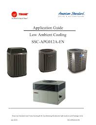The system continues to run efficiently and i have made great. Application Guide Low Ambient Cooling Ssc Apg012a En Manualzz
