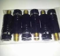 6 "Ultra-Lite" High Flow Quick Disconnects - Solvent & Water Resistant  (Black)