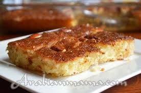 Basbousa Semolina Cake Recipe Recipes Food Semolina Cake