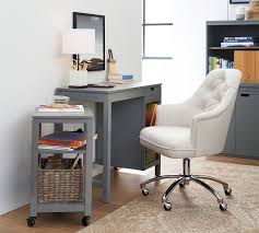 Overstock.com has been visited by 1m+ users in the past month Everett Upholstered Swivel Desk Chair Pottery Barn