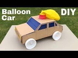 How To Make Amazing Balloon Powered Car Air Car Youtube Diy Toys Car Balloon Powered Car Balloon Cars