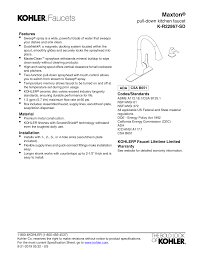 T e f l o n you may need. Kohler R22867 Sd Vs User Manual Manualzz
