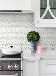 Gray backsplash ideas for contemporary kitchens you'll find elegant gray veining swirled around creamy whites in the natural striations of a marble backsplash. White Silver Color Elegant Glass Backsplash Tile Backsplash Com