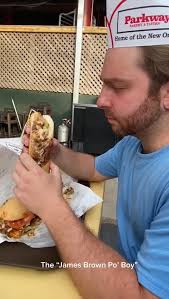 Po’ Boy from Parkway Tavern & Bakery #NewOrleans