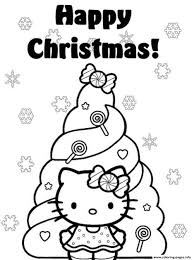 You can now print this beautiful hello kitty christmas ice skating coloring page or color online for free. Happy Christmas Hello Kitty S Christmas Tree0e4e Coloring Pages Printable