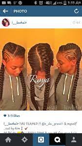 Two Under Braids With Shaved Side Braids With Shaved Sides Goddess Braids Hair Styles