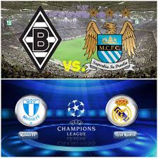 Catch the latest borussia m'gladbach and manchester city news and find up to date football standings, results, top scorers and previous winners. Watch The Game Live At Thekhotel Borussia Monchengladbach Vs Manchester City 19 45 Hrs Malmo Ff Vs Real Madrid 19 45 Hrs S Real Madrid Madrid Malmo