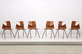 Find the perfect dining chairs stock photos and editorial news pictures from getty images. Set Of 6 Plywood Dining Chairs By Rene Jean Caillette For Steiner