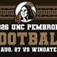 UNCP Braves Football Vs Wingate Bulldogs