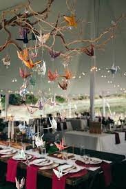 45 Super Cute Origami Wedding Ideas Wedding Centerpieces Origami Wedding Wedding Decorations