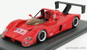 Here we ride on a ferrari 333 sp, already this is sounding amazing, as it races at the monza historic, even better, and while michel lecourt may not be going forward through the pack, the cars passing him are astonishing. Spark Model Scfi01 Scale 1 43 Ferrari F333 Sp 4 0l V12 Presentation Usa 1994 Red