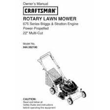 Maybe you would like to learn more about one of these? Craftsman Lawn Mower Parts Manual 944 362190