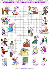Hints can be left blank. Jobs Occupations Professions Criss Cross Crossword Puzzle Vocabulary