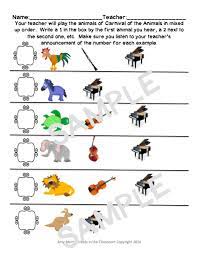 Ideas For Teaching Carnival Of The Animals In The Elementary Music Classroom Carnival Of The Animals Music Lessons For Kids Elementary Music Classroom