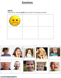 Itñññs easy with kiz phonics we offer carefully designed phonics worksheets, games, videos and flash cards you will find on our site. Emotions Identify Sad Worksheet