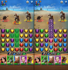 The color of the hero is randomized. Deconstructing Empires Puzzles Mobile Free To Play