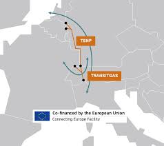 Russian natural gas pipeline network. Tenp Pipeline