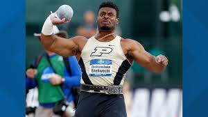 Lucas benoit of phs improved his top spot in the 110 hurdles slightly, as well. Purdue Shot Put Athlete Was An Olympian In The Making Wthr Com
