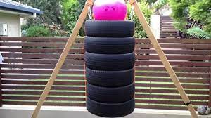 How To Make A Diy Punching Boxing Bag From Old Tires Boxing Bags Punching Bag Diy Punching Bag