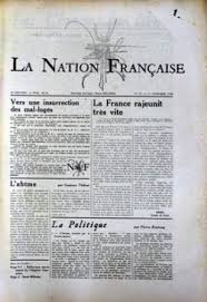 Nous sommes arrivés à la bibliothèque. La Nation Francaise Sylmpedia