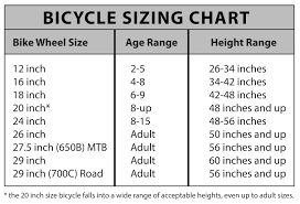 54 Exhaustive Bike Size Chart By Age