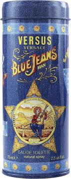 Versace jeans designer royal blue iconic baroque patterned jeans. Versace Blue Jeans For Him Eau De Toilette 75 Ml Oh Feliz Onlineshop Osterreich